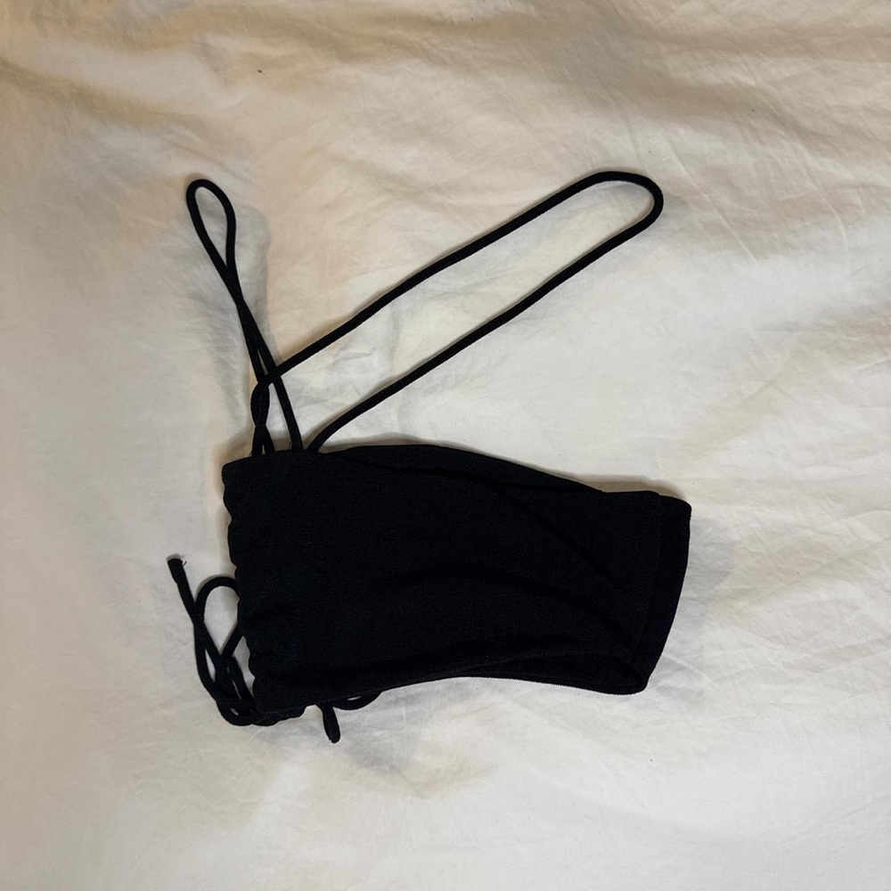 Princess Polly Black Crop Top